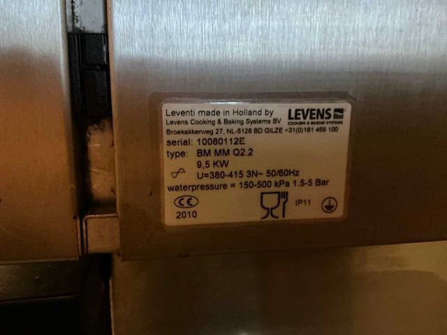 Leventi bakermat bm mm q2.2 combisteamer - afbeelding 6 van  6