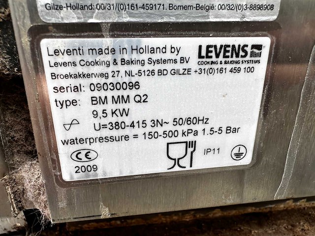 Leventi bakermat mastermind q2 duplo bakkerijoven - afbeelding 7 van  7