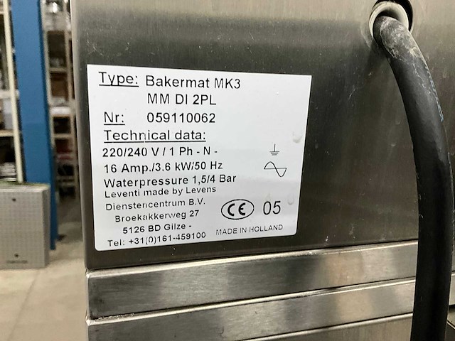 Leventi bakermat mk3 dubbele bakkersoven - afbeelding 7 van  8