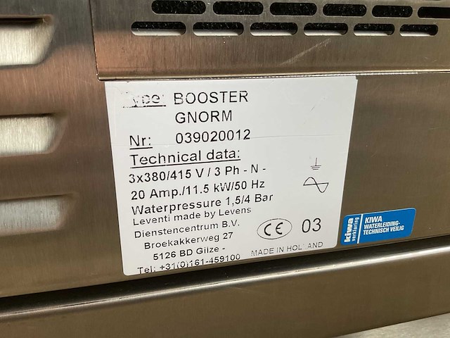 Leventi booster gnorm steamer oven - afbeelding 5 van  8