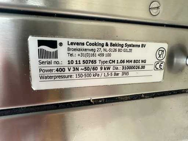 Leventi combimat 1.06 mm bdi ng combisteamer - afbeelding 4 van  6