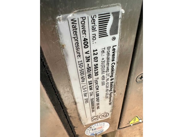 Leventi combimat 1.08 dgt ng combisteamer - afbeelding 5 van  5