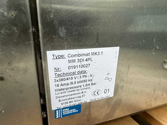Leventi combimat mk3.1 di 4pl combisteamer - afbeelding 8 van  8