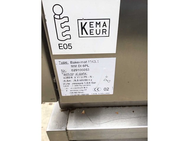 Leventi mk3 4pl duplo bakkerijoven - afbeelding 5 van  9