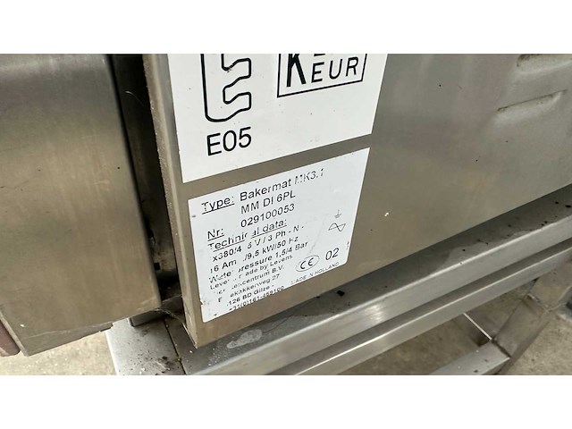 Leventi mk3 4pl duplo bakkerijoven - afbeelding 6 van  6
