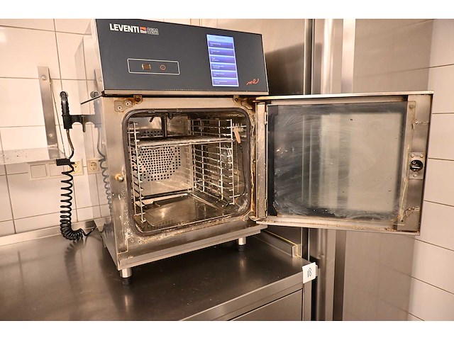 Leventi slim 2306 he-2 mm rvs combisteamer - afbeelding 6 van  6