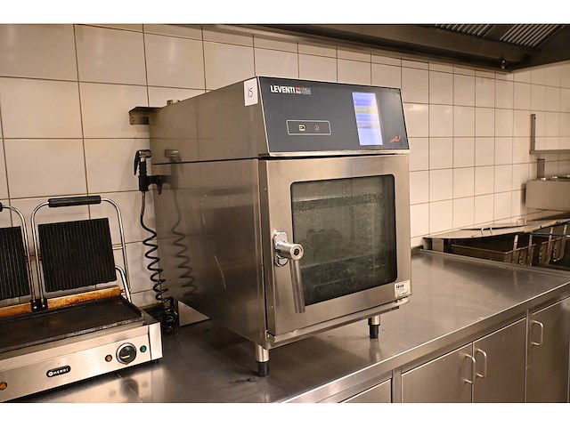 Leventi slim 2306 he-2 rvs combisteamer - afbeelding 2 van  5