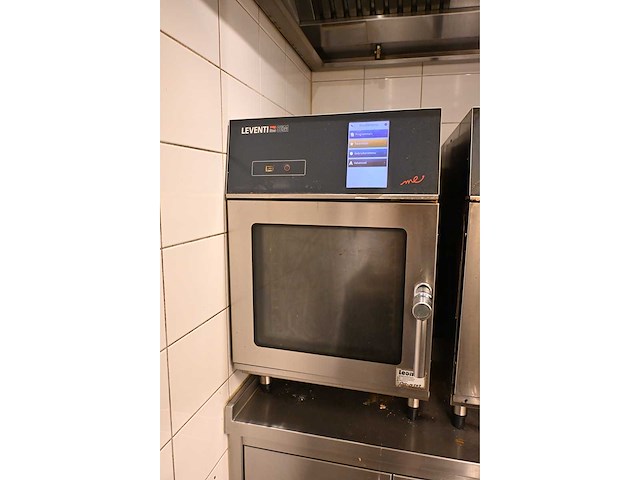 Leventi slim 2306 he-2 rvs combisteamer - afbeelding 2 van  5