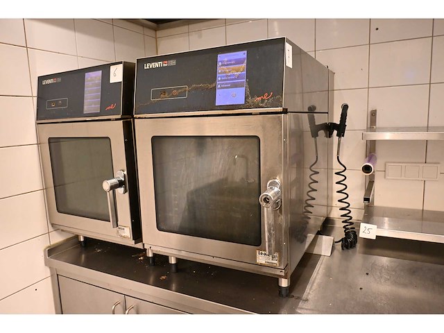 Leventi slim 2306 he-2 rvs combisteamer - afbeelding 1 van  5