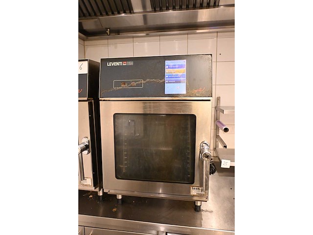 Leventi slim 2306 he-2 rvs combisteamer - afbeelding 2 van  5