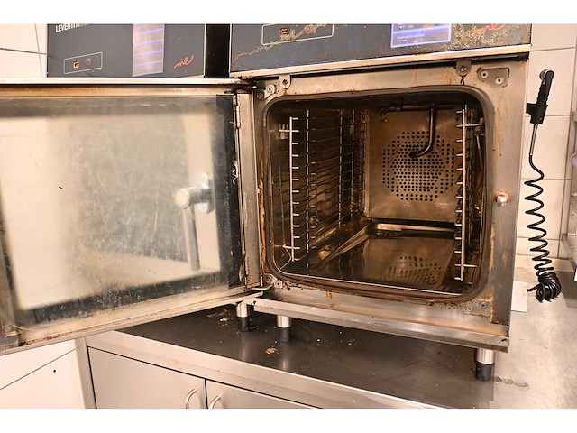 Leventi slim 2306 he-2 rvs combisteamer - afbeelding 5 van  5