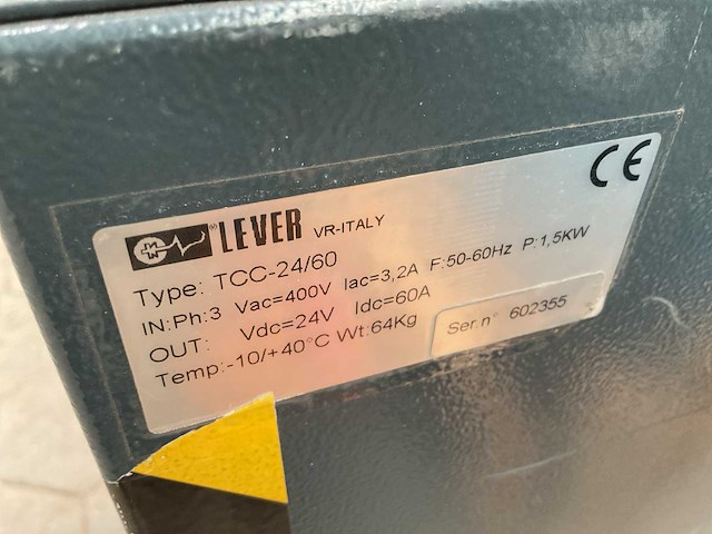 Lever tcc 24/60 acculader - afbeelding 3 van  3