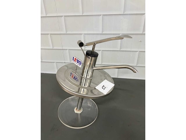 Levo - rvs sausdispenser / sauspomp 10 liter emmer - afbeelding 2 van  4