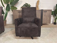 Levo draaibare leren fauteuil - afbeelding 5 van  9