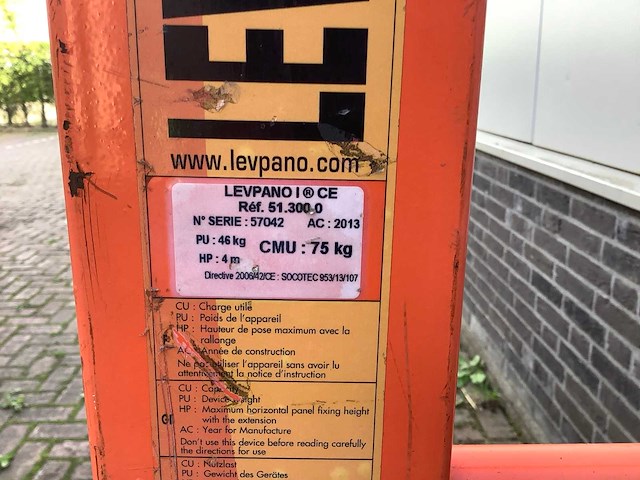 Levpano 57042 platenlift - afbeelding 7 van  8