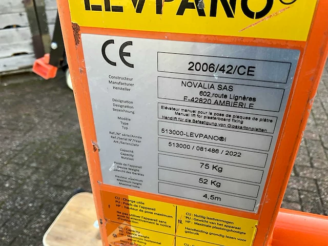 Levpano mondelin platenlift - afbeelding 6 van  6