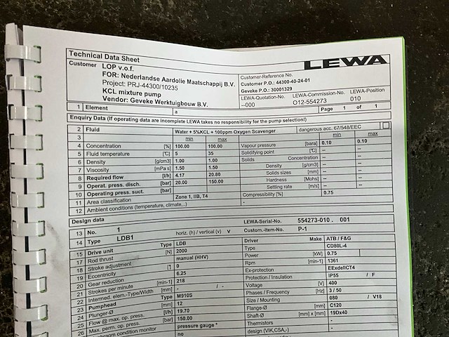 Lewa ldb-m-9xxv1 membraandoseerpomp - afbeelding 6 van  15