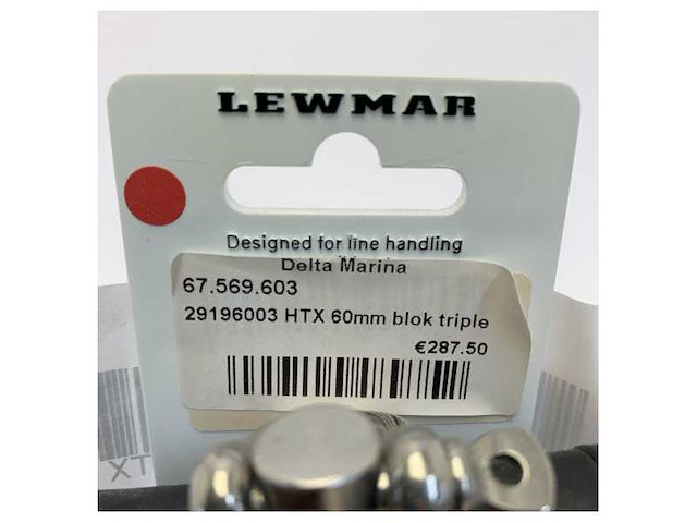 Lewmar htx triple block 60mm - 29196003 - afbeelding 4 van  4