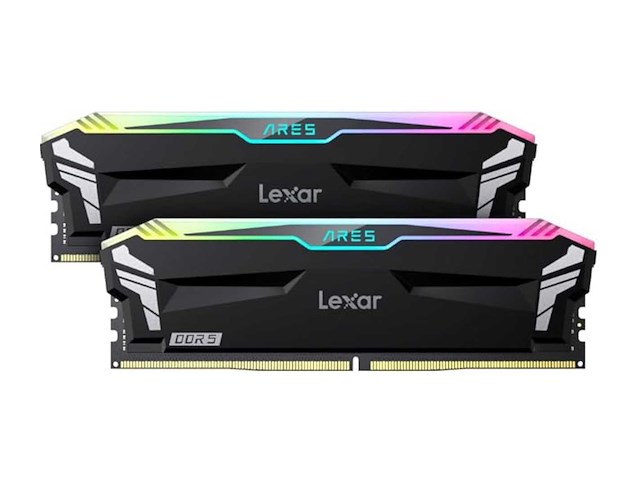 Lexar ares ddr5 rgb memory 32gb kit (2x16gb) - afbeelding 1 van  3