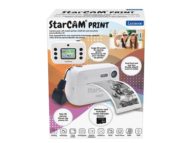 Lexibook instant-printer voor kinderen voor selfies en foto’s - afbeelding 3 van  6