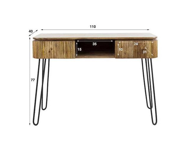 Lexie kaptafel - afbeelding 3 van  3