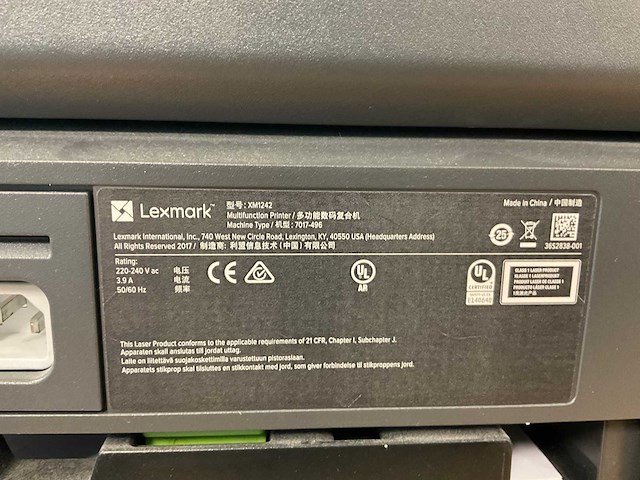 Lexmark - xm1242 - laserprinter - afbeelding 4 van  5