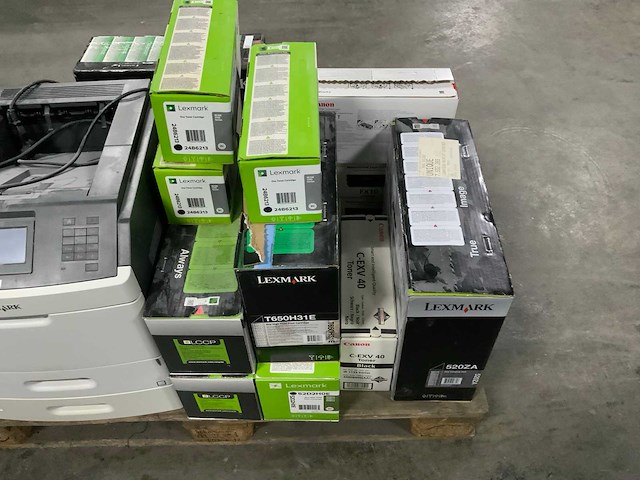Lexmark m5155 laserprinter en diverse toners - afbeelding 3 van  8