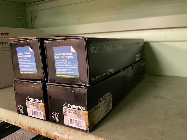 Lexmark toner cartridge (4x) - afbeelding 1 van  1