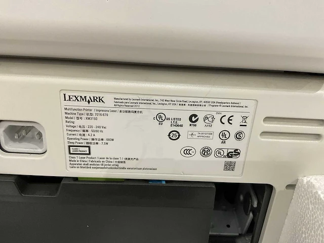 Lexmark xm3150 printer & scanner - afbeelding 9 van  10