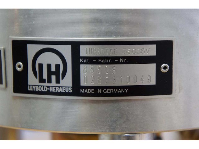 Leybold - 360 csv - turbo vacuümpomp - afbeelding 2 van  3