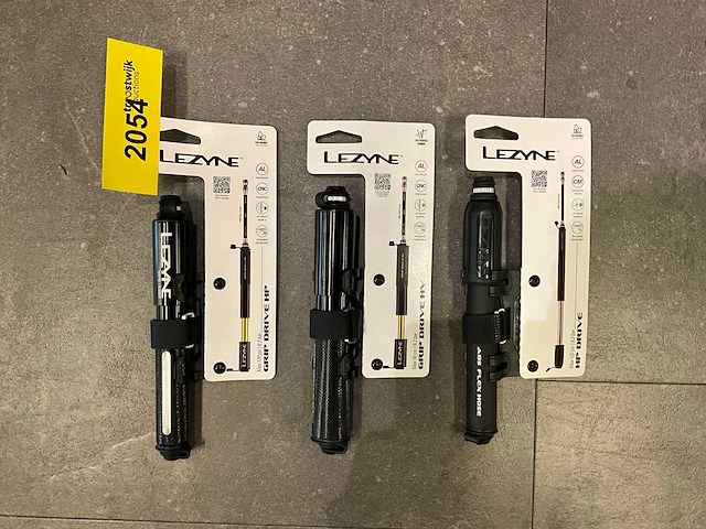 Lezyne grip drive hp/hv fietspomp (11x) - afbeelding 1 van  2