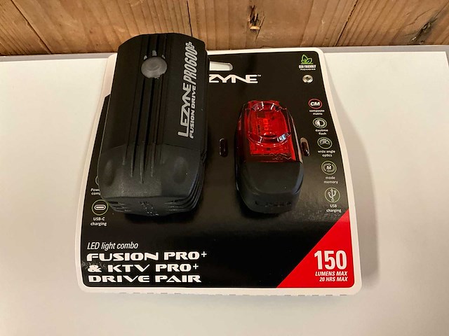 Lezyne led light combo - afbeelding 2 van  3