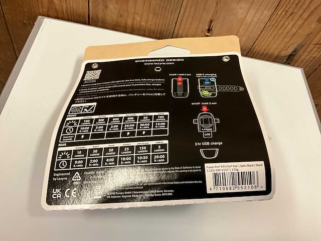 Lezyne led light combo - afbeelding 3 van  3