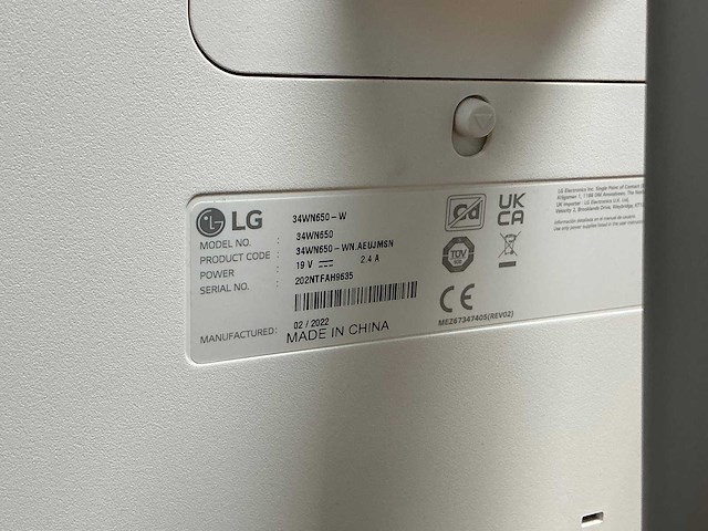 Lg - 35wn650 - monitor - afbeelding 4 van  5