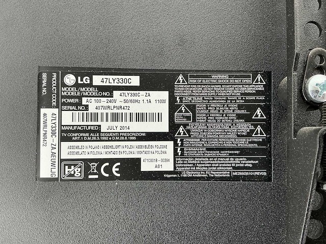 Lg - 47ly330c - televisie - afbeelding 4 van  4