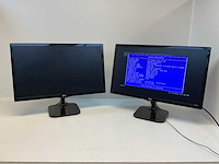 Lg 24m47 monitor (2x) - afbeelding 1 van  7