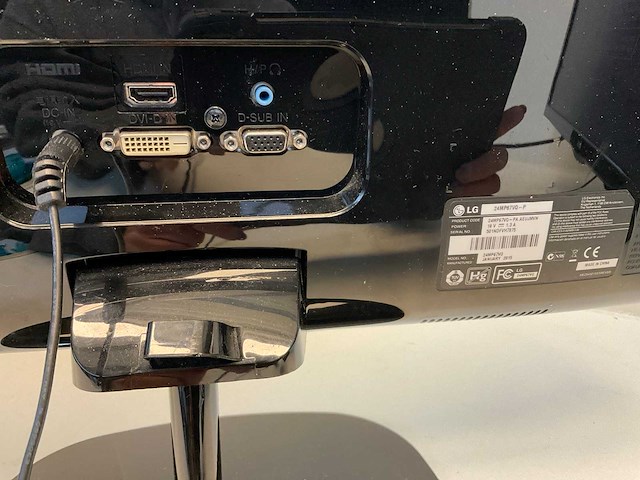 Lg 24m47 monitor (2x) - afbeelding 4 van  8