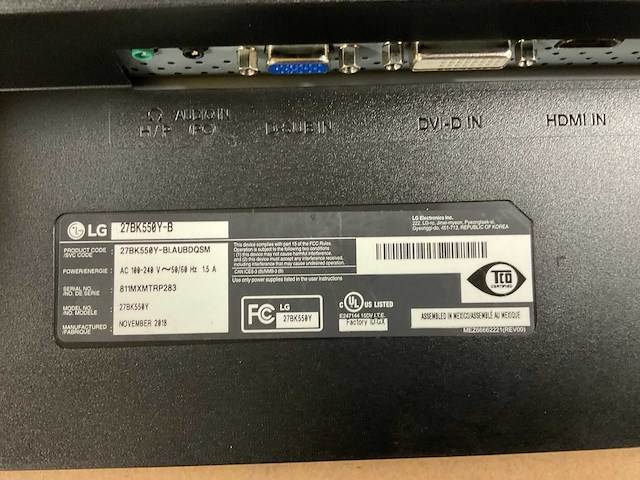 Lg 27bk550y-b monitor - afbeelding 3 van  3