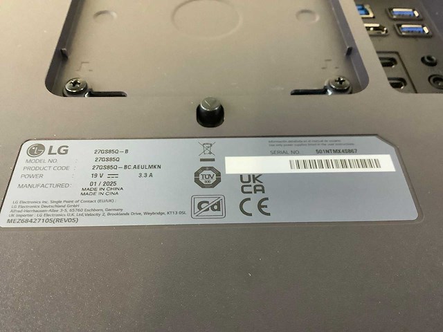 Lg 27gs85q ultragear monitor - afbeelding 5 van  8