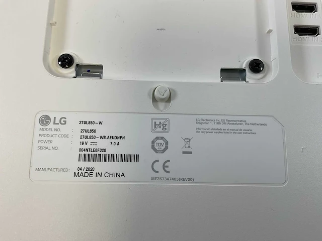 Lg (27ul850) 27”, 3840x2160 (uhd) ips monitors (2x) - afbeelding 4 van  15