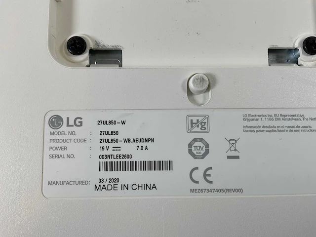 Lg (27ul850) 27”, 3840x2160 (uhd) ips monitors (2x) - afbeelding 4 van  15