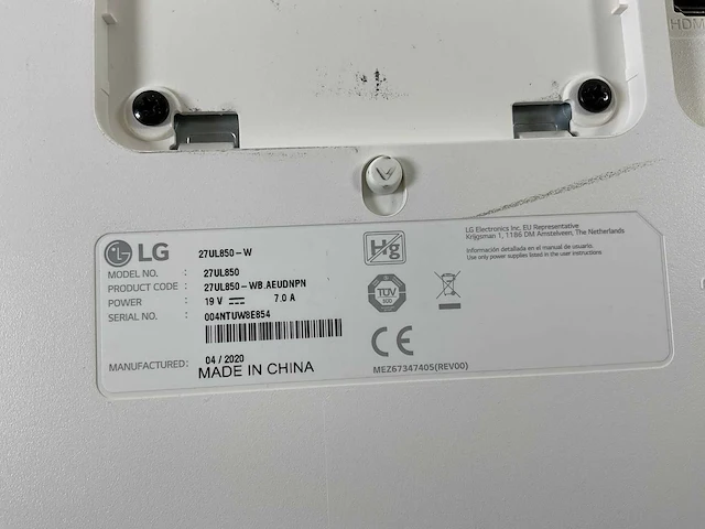 Lg (27ul850) 27”, 3840x2160 (uhd) ips monitors (2x) - afbeelding 4 van  15