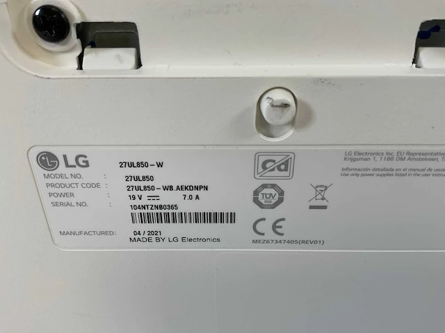 Lg (27ul850/27uk850) 27”, 3840x2160 (uhd) ips monitors (2x) - afbeelding 4 van  15