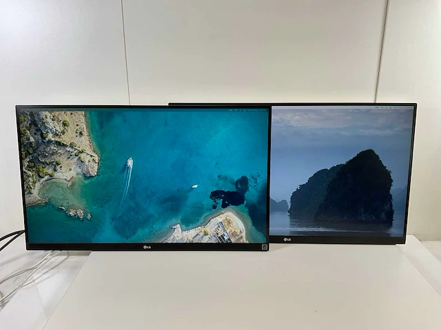 Lg (27ul850/27uk850) 27”, 3840x2160 (uhd) ips monitors (2x) - afbeelding 1 van  15