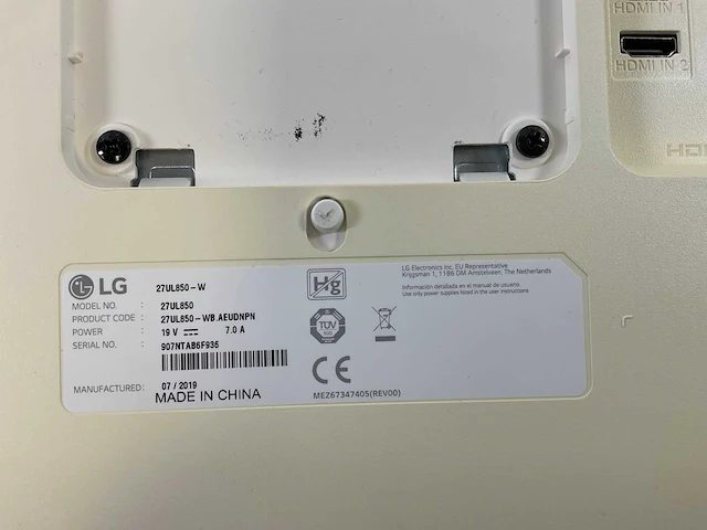 Lg (27ul850/27uk850) 27”, 3840x2160 (uhd) ips monitors (2x) - afbeelding 7 van  15