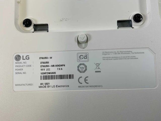 Lg (27ul850/27uk850) 27”, 3840x2160 (uhd) ips monitors (2x) - afbeelding 7 van  15