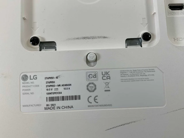 Lg (27up850) 27”, 3840x2160 (uhd) ips monitors (2x) - afbeelding 7 van  15