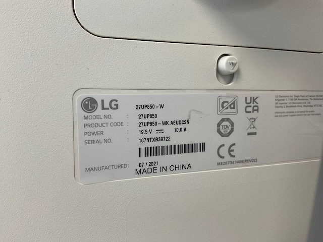 Lg (27up850/27up850k) 27”, 3840x2160 (uhd) ips monitors (2x) - afbeelding 2 van  6