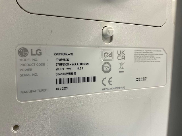 Lg (27up850/27up850k) 27”, 3840x2160 (uhd) ips monitors (2x) - afbeelding 3 van  12