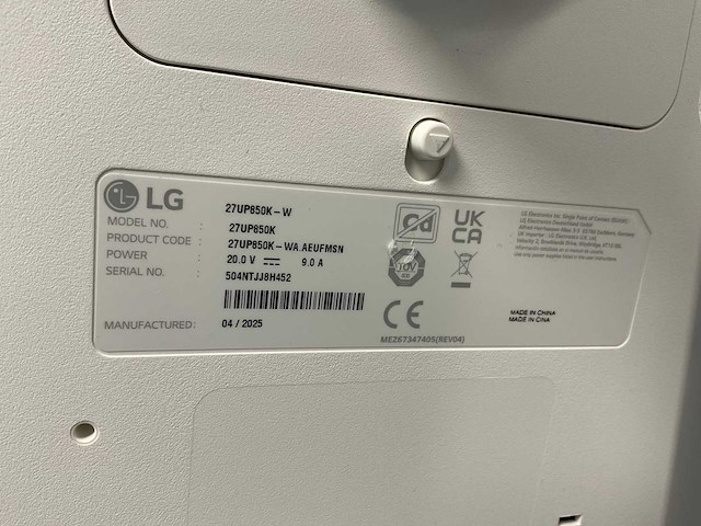 Lg (27up850/27up850k) 27”, 3840x2160 (uhd) ips monitors (2x) - afbeelding 3 van  12